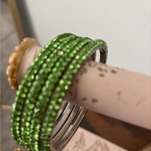 Elegant Green Crystal Bracelet
